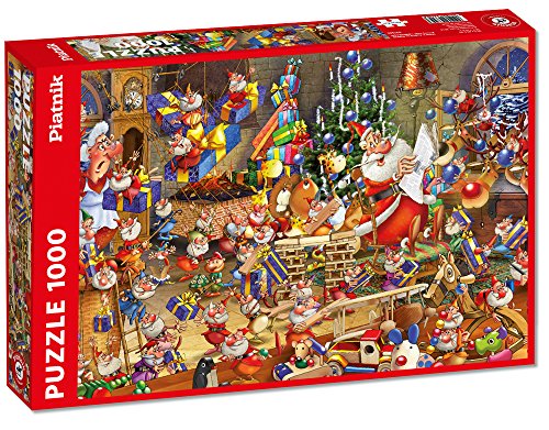 Piatnik 5379 AUTRUCHE8005379 5379-Ruyer, Weihnachtsmann, Multicolor, 1000 von Piatnik