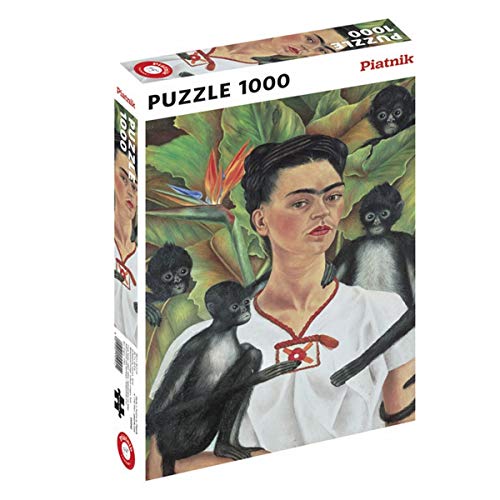 Piatnik 5509 - Frida Kahlo Self Portrait 1000 Teile Puzzle, Einfarbig von Piatnik