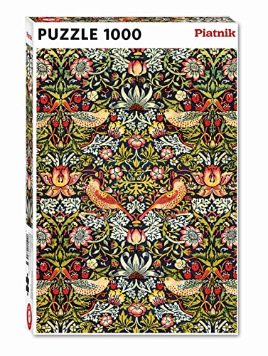 Piatnik 5537, William Morris Morris-Erdbeerdieb-1000 Teile Puzzle von Piatnik