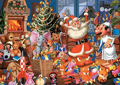 Piatnik 5547 Weihnachtsmann Puzzle 5547-Ruyer, Weihnachtsüberraschung, 1000 von Piatnik