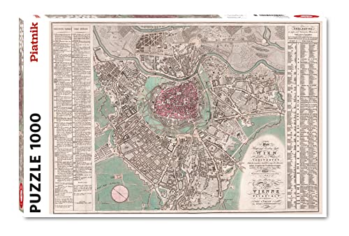 Piatnik 5594 1000 Teile Puzzle Wien 1824", grün von Piatnik