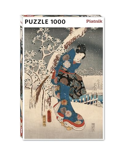 Piatnik 559945 Hiroshige-Tale of Genji: Puzzle mit 1000 Teilen, Größe 68 x 48 cm, Bunt von Piatnik