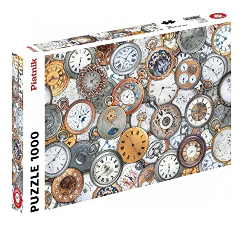 Piatnik 5680 Time Pieces 5680-Uhren 1000 Teile, One Colour, 15.5x2.25x10.25 von Piatnik