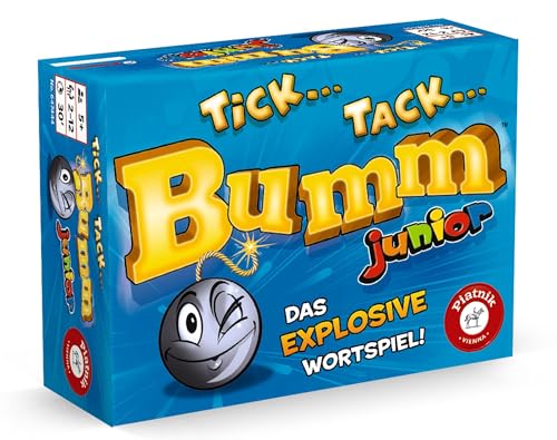 Piatnik 6474 - Tick Tack Bumm Junior / Der Spieleklassiker in der Junior Version / Mit Lerneffekt für Kinder ab 5 Jahren Piatnik 6474 - Tick Tack Bumm Junior / Der Spieleklassiker in der Junior Version / Mit Lerneffekt für Kinder ab 5 Jahren von Piatnik
