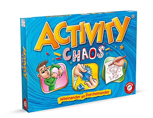 Piatnik 6670 Chaos | 660 Neue Begriffe | Familien-Partyspiel | Activity, Spieleklassiker Zuwachs Gleichzeitiges Darstellen & Erraten Pantomime, Zeichnen, Kneten sind gefragt ab 12 von Piatnik