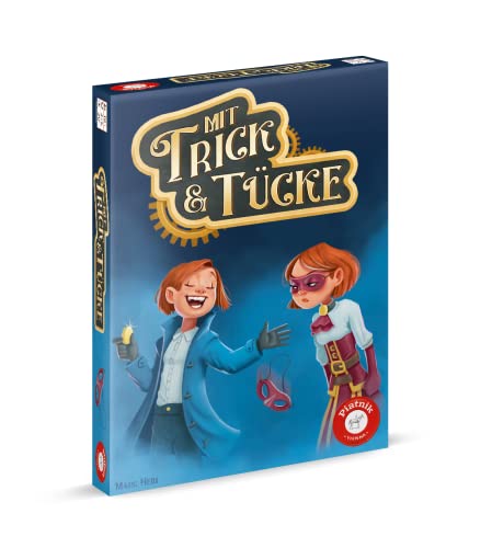 Piatnik 6695 Mit Trick & Tücke-EIN abgekartetes Spiel, Weiß von Piatnik