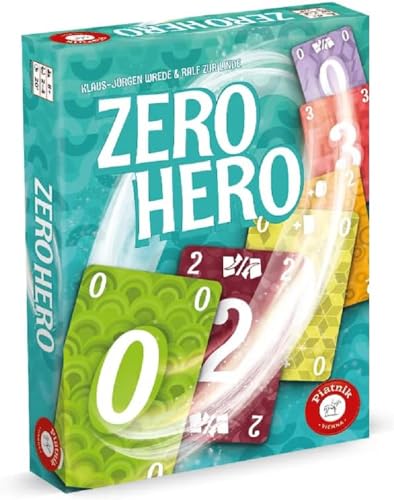 Piatnik 6697 - Zero Hero: Taktisches Kartenspiel mit einfachen Regeln, Weiß von Piatnik