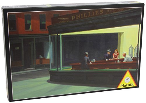 Piatnik Nighthawks by Edward Hopper Jigsaw Puzzle (1000 pieces) by Piatnik von Piatnik