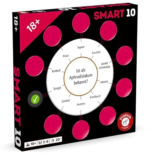Piatnik Smart 10 Zusatzfragen 18+ Piatnik Smart 10 Zusatzfragen 18+ von Piatnik