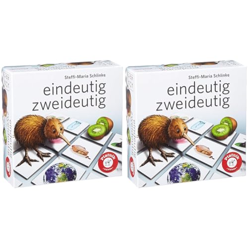 Piatnik Spiele PIA06603 Eindeutig Zweideutig 6603, Edition 1 (Packung mit 2) von Piatnik