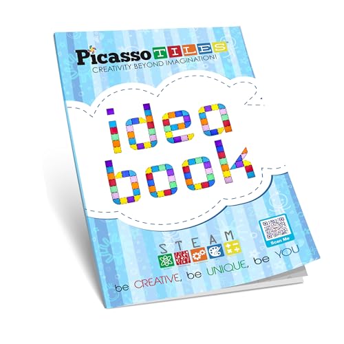 PicassoTiles Dampf-Ideenbuch, 230 Seiten Magnetfliesen, Bausteinerstellungsideen, Installationsanweisung, Spielzeug, Schwierigkeitsgrad, Indikator, Lernbuch, Gehirnentwicklung für Kinder ab 3 Jahren PicassoTiles Dampf-Ideenbuch, 230 Seiten Magnetfliesen, Bausteinerstellungsideen, Installationsanweisung, Spielzeug, Schwierigkeitsgrad, Indikator, Lernbuch, Gehirnentwicklung für Kinder ab 3 Jahren von PicassoTiles