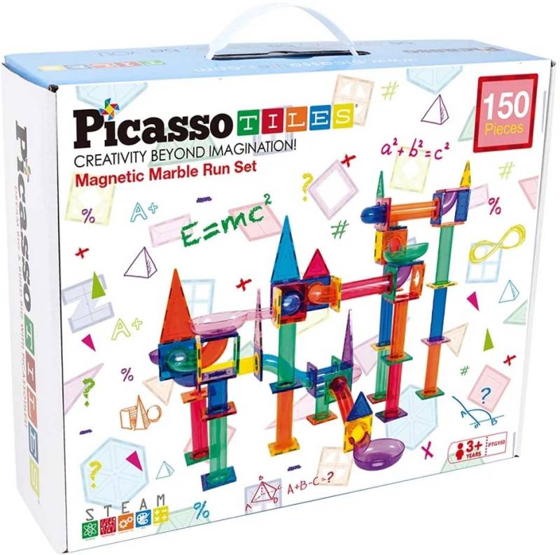 PicassoTiles Kugelbahn Magnetischer Bausatz 150 Teile von PicassoTiles