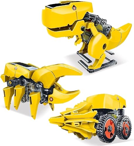 PicassoTiles STEM Kids Solarbetriebener Dinosaurier-Roboter, pädagogisches Lernspielzeug, technisches Bauspielzeug, 3-in-1, kreative einzigartige Transformation, erneuerbare Sonnenenergie PicassoTiles STEM Kids Solarbetriebener Dinosaurier-Roboter, pädagogisches Lernspielzeug, technisches Bauspielzeug, 3-in-1, kreative einzigartige Transformation, erneuerbare Sonnenenergie von PicassoTiles