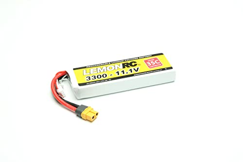 LemonRC Modellbau-Akkupack (LiPo) 11.1 V 3300 mAh Zellen-Zahl: 3 35 C Softcase XT60 von Pichler