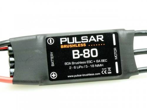 Pichler Modellbau PULSAR B-80 Automodell Brushless Fahrtregler Belastbarkeit (max. A): 100A von Pichler Modellbau