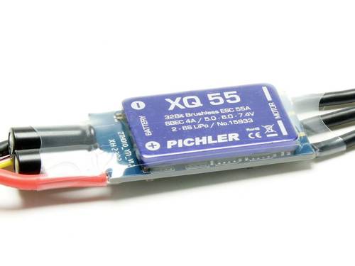 Pichler Modellbau XQ+ 55 Flugmodell Brushless Flugregler Belastbarkeit (max. A): 65A von Pichler Modellbau