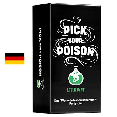 Pick Your Poison After Dark Partyspiel – Das Was würdest du lieber tun? Kartenspiel für College-Studenten, Erwachsene, und Spieleabend mit Freunden von Pick Your Poison