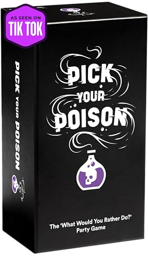 Pick Your Poison Dyce Games würdest du Lieber tun? Partyspiel | Familienedition | Ab 10 Jahren | Für 3 bis 10 Spieler | Englisch von Pick Your Poison