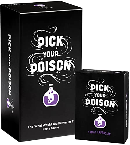 Pick Your Poison Family Edition + Erweiterungspaket - Kartenspiel - Brettspiel - Dyce Games von Pick Your Poison