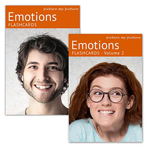 Gefühle und Emotionen Lernkarten, Volumen 1 und 2. 80 Fotokarten zur Förderung der Sprachentwicklung zum Thema Emotionen. Material zur Förderung der Sprachentwicklung, Englisch als Zweitsprache von Picture My Picture