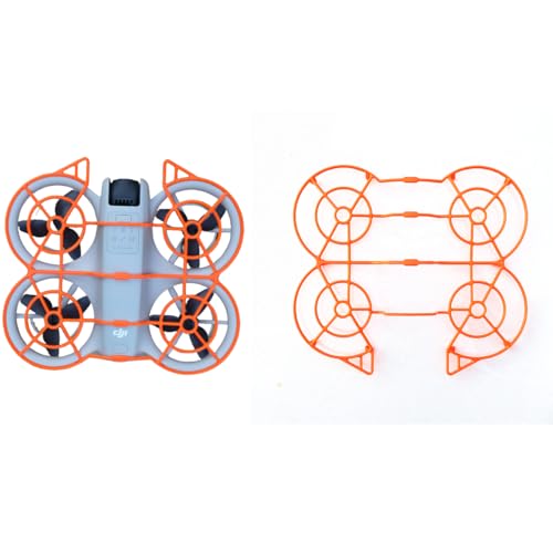 All-Inclusive Gimble Schutzhülle für DJI Neo, Propellerschutz, Full-Wrap, Bump und Paddle Schutz, mehrfarbiges Drohnenzubehör (Orange) von Pidynx