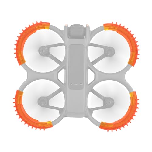 Kollisions-Propellerschutz für DJI Avata 2, TPU-Material, Aufprallschutz, flexible Passform, mehrere Farben (Orange) von Pidynx