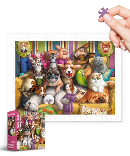 PieceRelax Puzzle für Erwachsene Image World - Cute Pet Portrait [H3566], Puzzleliebhaber, 300 Teile von PieceRelax