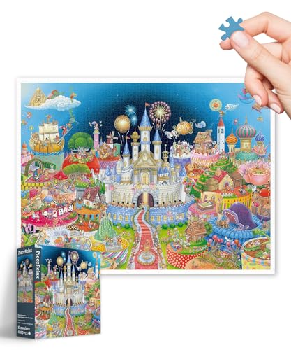 PieceRelax Puzzle für Erwachsene Shinji Yamamoto - Magic Kingdom's New Year's Eve [H3527], Puzzleliebhaber, 4800 Teile von PieceRelax