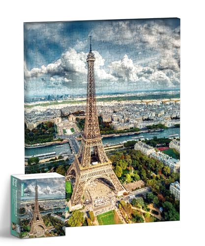 PieceRelax Wandbilder Puzzle für Erwachsene Henry Do - Aerial Photography - Eiffel Tower, Paris [HN1310], Wanddeko für Wohnzimmer, Perfekt für Geburtstags, 366 Teile von PieceRelax