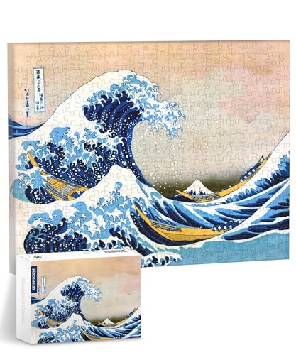 PieceRelax Wandbilder Puzzle für Erwachsene Hokusai - The Great Wave of Kanagawa [HN1278], Wanddeko für Wohnzimmer, Perfekt für Geburtstags, 366 Teile von PieceRelax