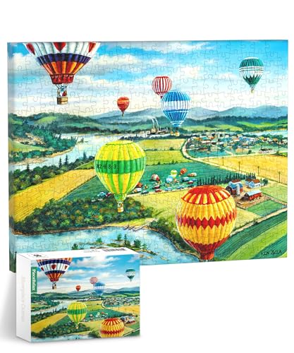 PieceRelax Wandbilder Puzzle für Erwachsene Ken Zylla - Ballooners Rally [HN1299], Wanddeko für Wohnzimmer, Perfekt für Geburtstags, 366 Teile von PieceRelax