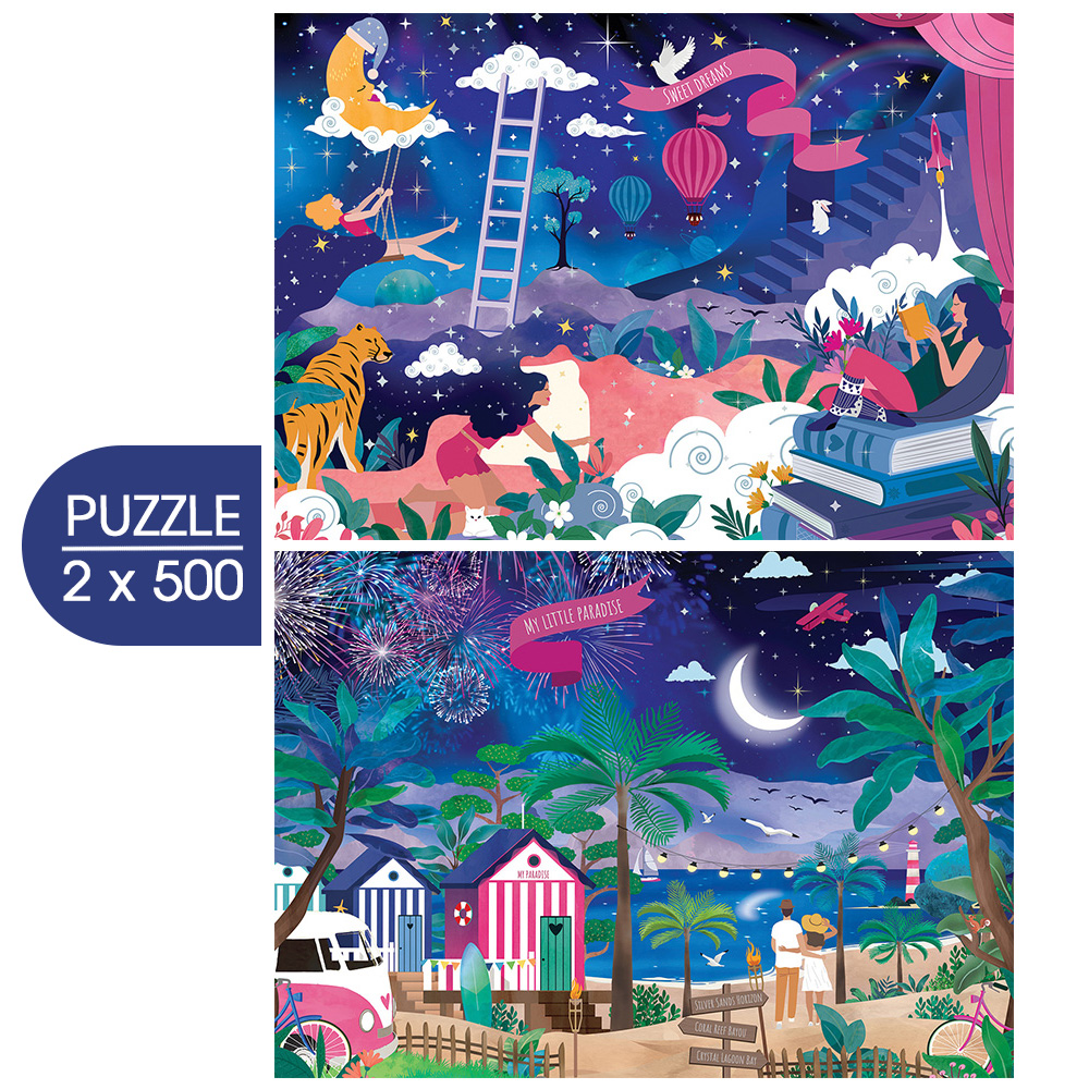 Pieces & Peace 2 Puzzles - My Dreams 500 Teile Puzzle Pieces-Peace-F-00192 von Pieces & Peace