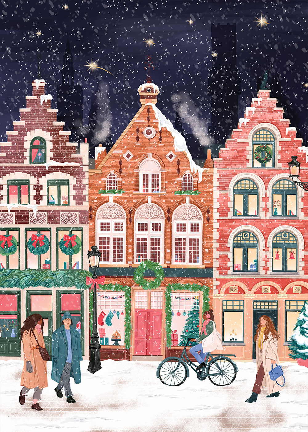 Pieces & Peace Bruges at Christmas 1000 Teile Puzzle Pieces-and-Peace-0117 von Pieces & Peace