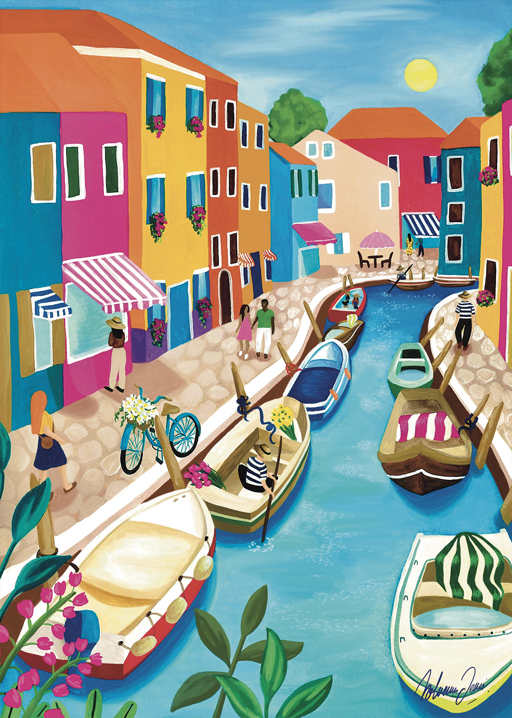 Pieces & Peace Burano 1000 Teile Puzzle Pieces-Peace-F-00004 von Pieces & Peace