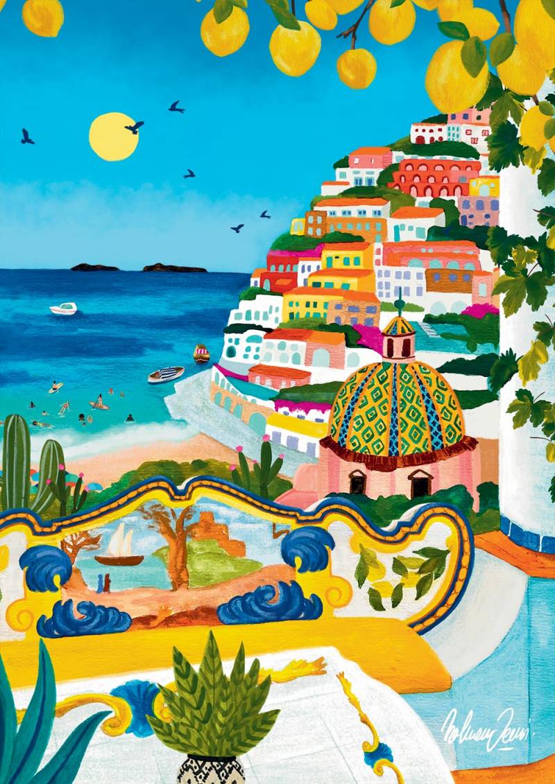 Pieces & Peace Positano 1000 Teile Puzzle Pieces-Peace-F-00121 von Pieces & Peace