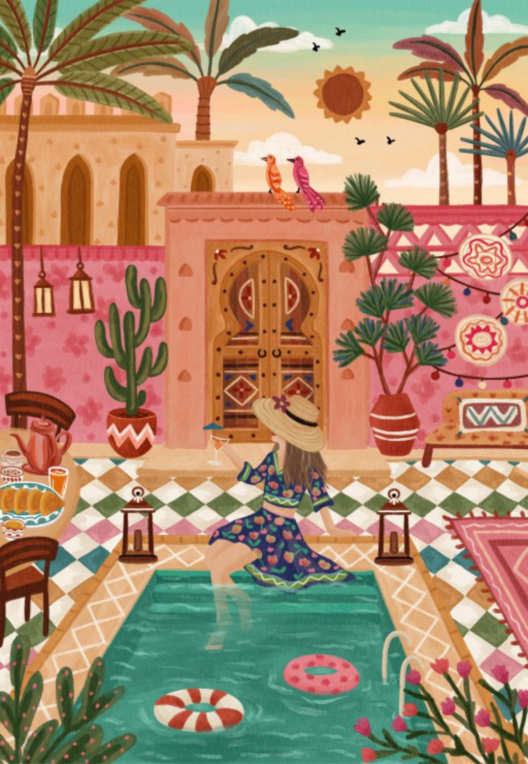 Pieces & Peace Puzzle 1000 Teile – Flucht nach Marokko - Pieces & Peace Puzzle 1000 Teile – Flucht nach Marokko - von Pieces & Peace