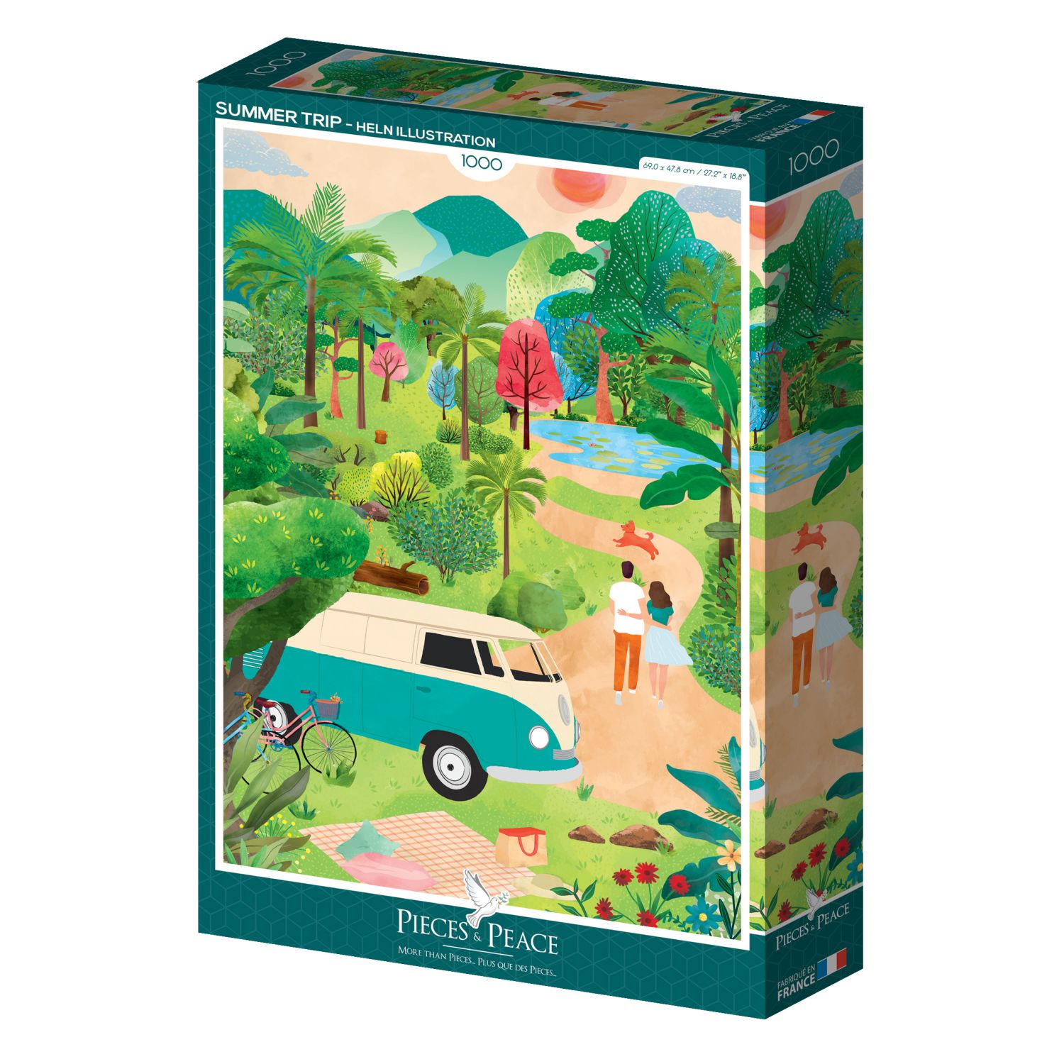 Pieces & Peace Puzzle 1000 Teile - Summer Trip - Pieces & Peace Puzzle 1000 Teile - Summer Trip - von Pieces & Peace