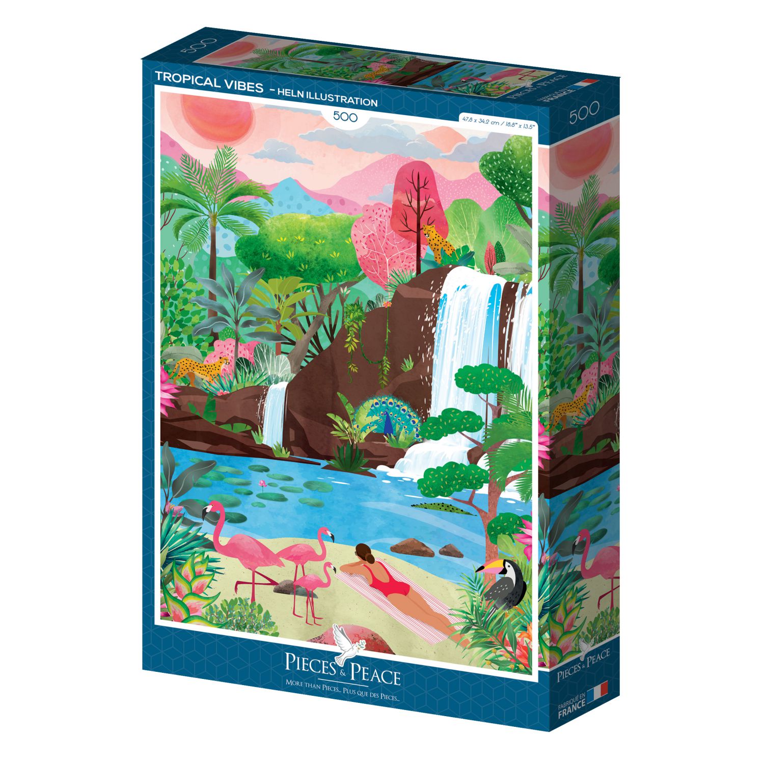 Pieces & Peace Puzzle 1000 Teile - Tropical Vibes - Pieces & Peace Puzzle 1000 Teile - Tropical Vibes - von Pieces & Peace