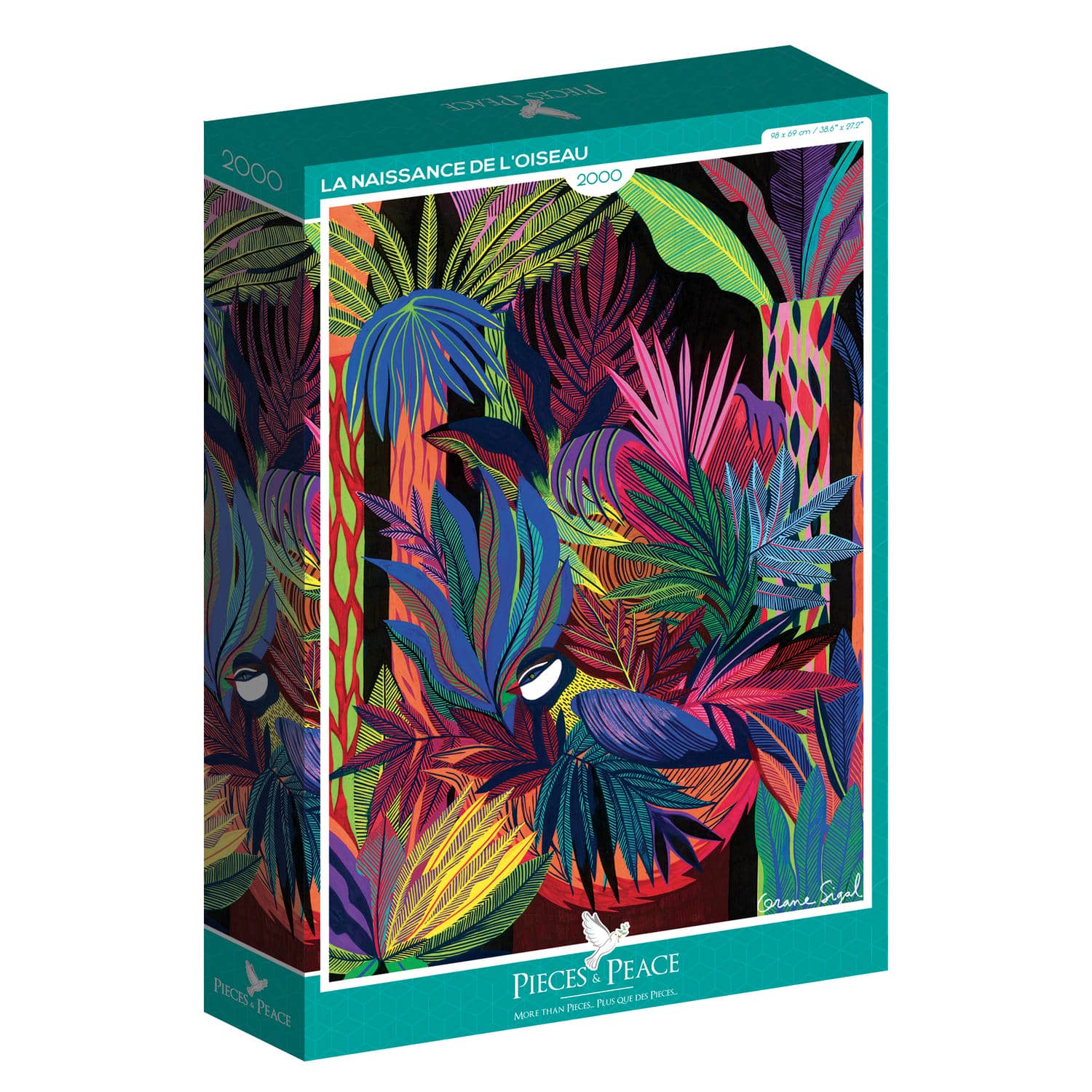 Pieces & Peace Puzzle 2000 Teile - Die Geburt des Vogels - Pieces & Peace Puzzle 2000 Teile - Die Geburt des Vogels - von Pieces & Peace