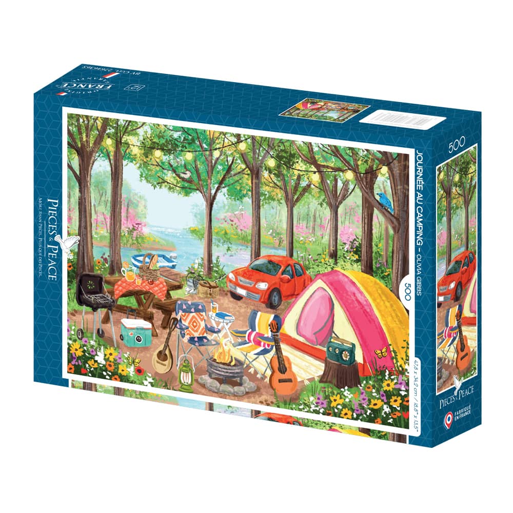 Pieces & Peace Puzzle 500 Teile - Camping Day - Pieces & Peace Puzzle 500 Teile - Camping Day - von Pieces & Peace