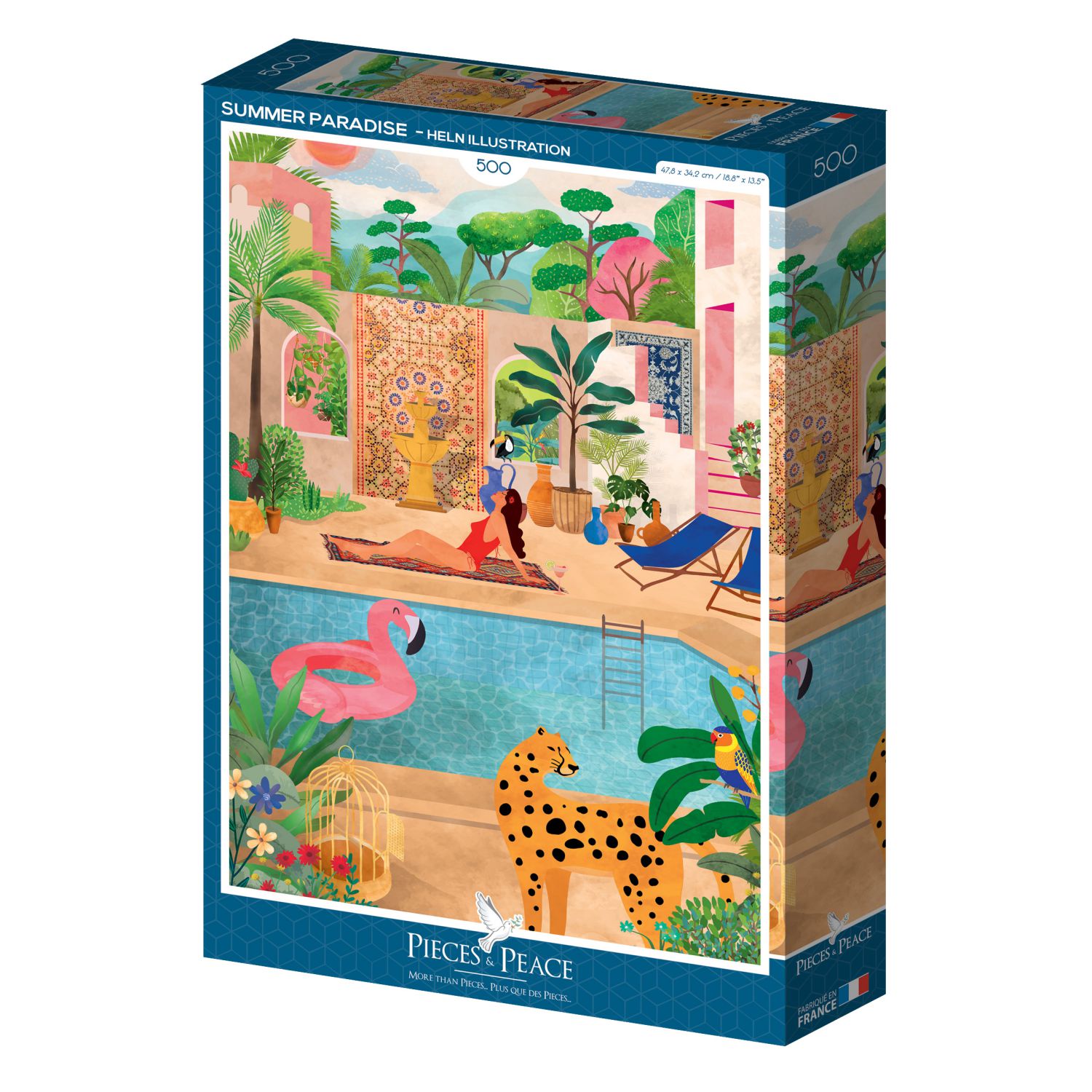 Pieces & Peace Puzzle 500 Teile - Summer Paradise - Pieces & Peace Puzzle 500 Teile - Summer Paradise - von Pieces & Peace