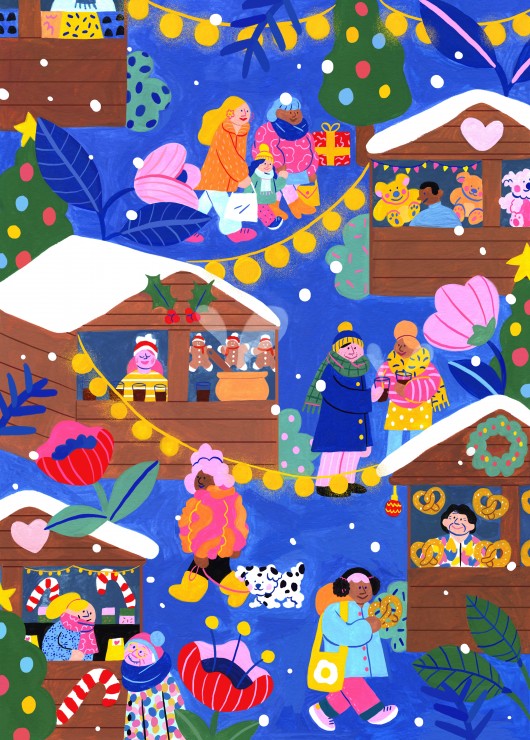 Pieces & Peace Weihnachtsmarkt 500 Teile Puzzle Pieces-Peace-F-00130 Pieces & Peace Weihnachtsmarkt 500 Teile Puzzle Pieces-Peace-F-00130 von Pieces & Peace