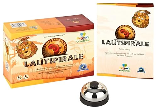 Piepmatz und Grünschnabel LAUTSPIRALE | Kinder Lernspiel deutsche Sprache | Laute hören, Silben erkennen | Förderung der Konzentration und Reaktion | 2-6 Spieler ab 6 Jahren von Piepmatz und Grünschnabel