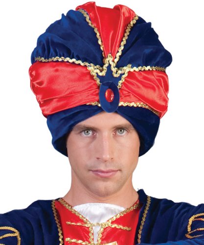 Kostüm Sultan Jamaal Größe 56/58 Herren Flaschengeist Rot Blau Gold Karneval Fasching Pierros von Pierro's