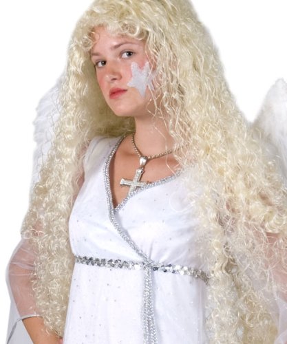 Pierro's Kostüm Engel Kira Größe 36/38 Damen Engelskostüm Weiß Silber Glitzer Weihnachten Nikolaus Winter Weihnachtself Kleid Karneval Fasching von Pierro's