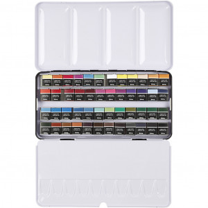 Art Aqua Wasserfarben, 48 Farbenmix von Pigment Art Proff