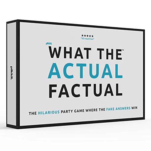 What the Actual Factual - WTAF? - Das witzige Partyspiel für 3-10 Spieler | Ein lustiges Partyspiel für Erwachsene mit Ihren Freunden & Familie | Trinkspiel | Ratespiel | Familiendenkspiel von Pikkii