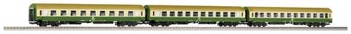 Piko H0 58278 H0 3er-Set Personenwagen der DR 2x 2. Klasse + 1x 1. Klasse von Piko H0