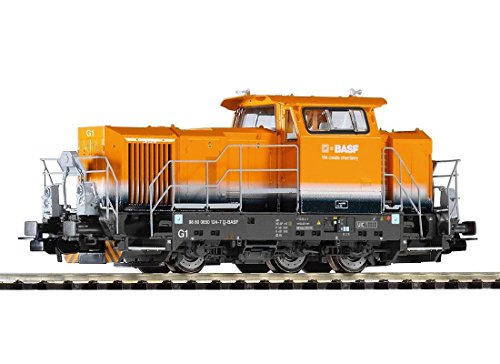 Piko 52657 Diesellok Vossloh G6 BASF VI Plus PluX22 Dec, Wechselstromvariante, Schienenfahrzeug von Piko