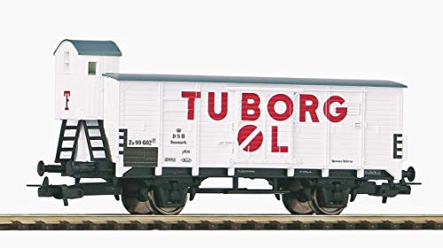 Piko 54619 GED. Güterwagen G02 Bier Tuborg III m. BHS, weiß von Piko